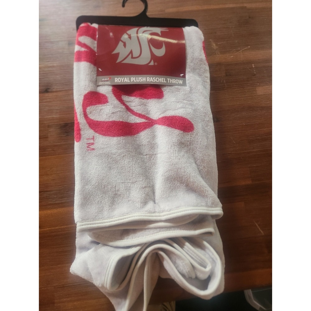 Washington State OFFICIALCollegiate "Alumni" 50'x 60' Raschel Throw Blanket